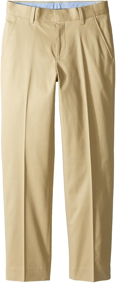 Tommy Hilfiger Boys' Flat-front Twill Dress Pant  Straight Leg Fit  Be