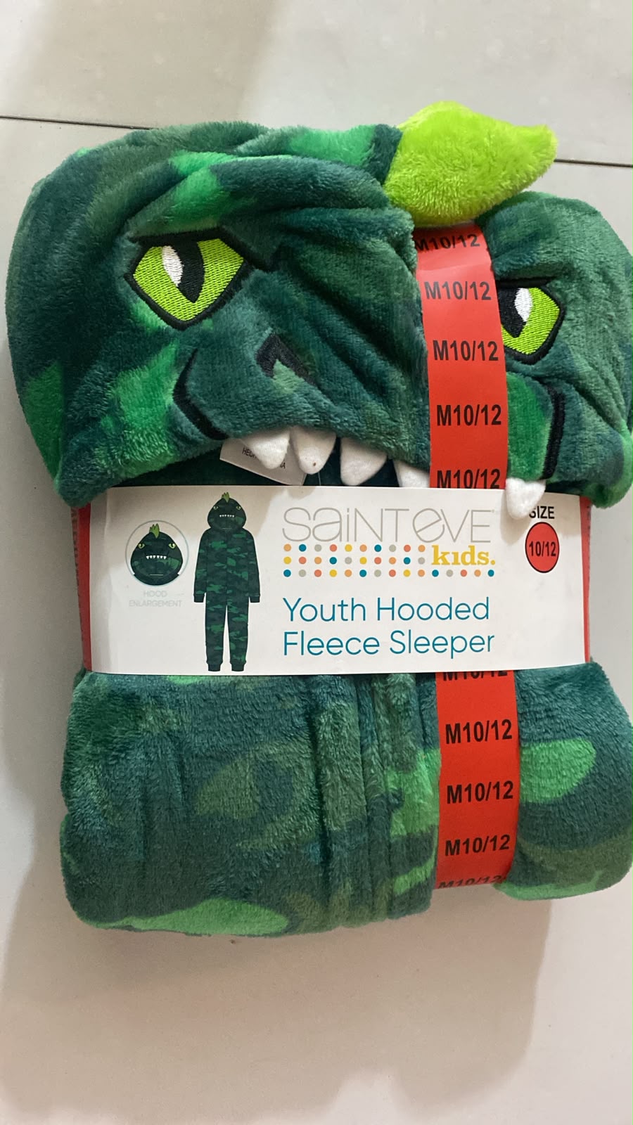 Saint Eve Youth Kids Hooded Fleece Sleeper