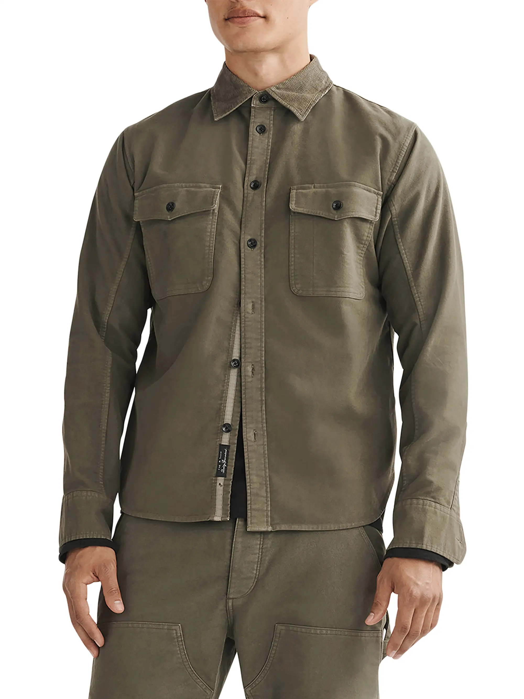 Rag & Bone Engineered Moleskin Shirt Jacket