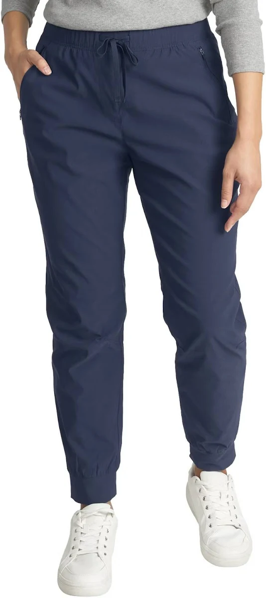 Eddie Bauer Women Rainier Fleece Lined Jogger Pant  Navy  6