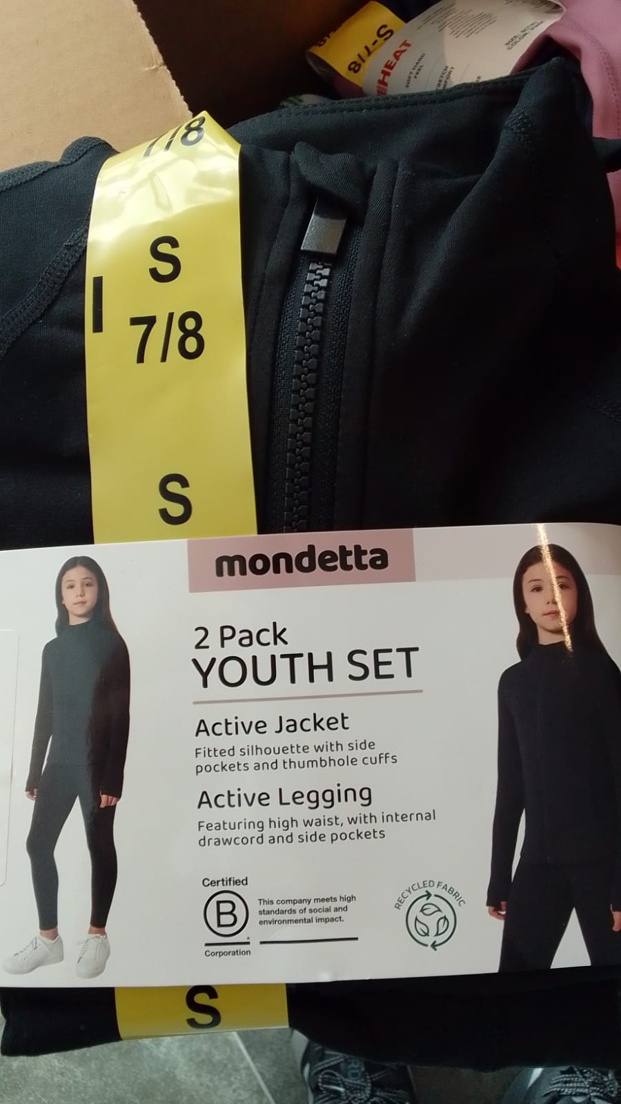 Mondetta 2 Pack Youth Set Jacket+Legging