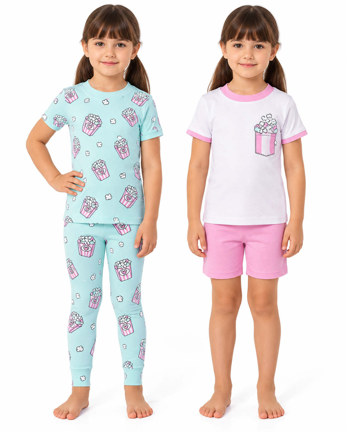 Organic Cotton Kids 4pc Pajama Set