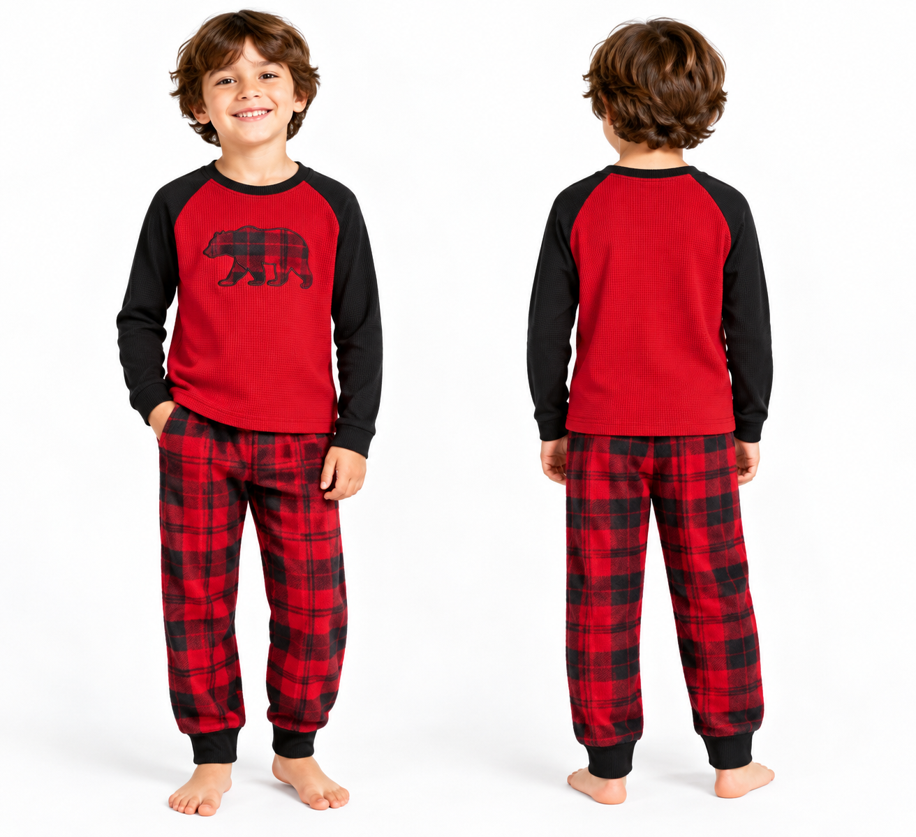 Eddie Bauer Red Family Pajama Set