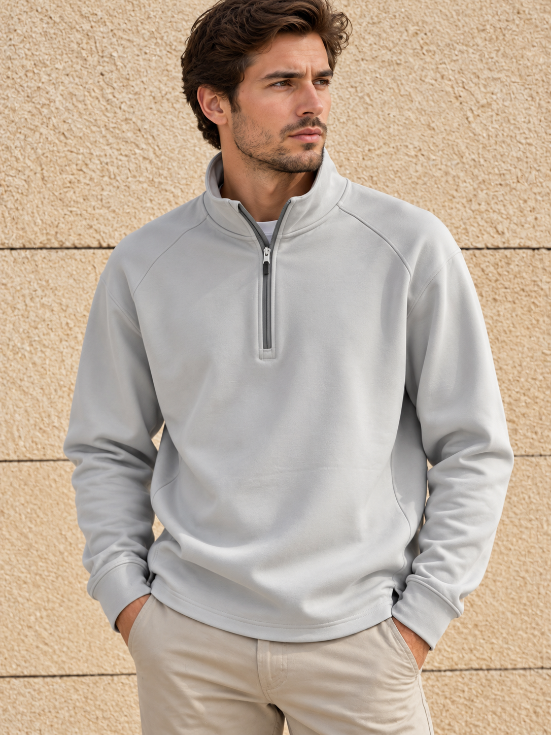 Kirkland Men's 1/4 Zip Sweater