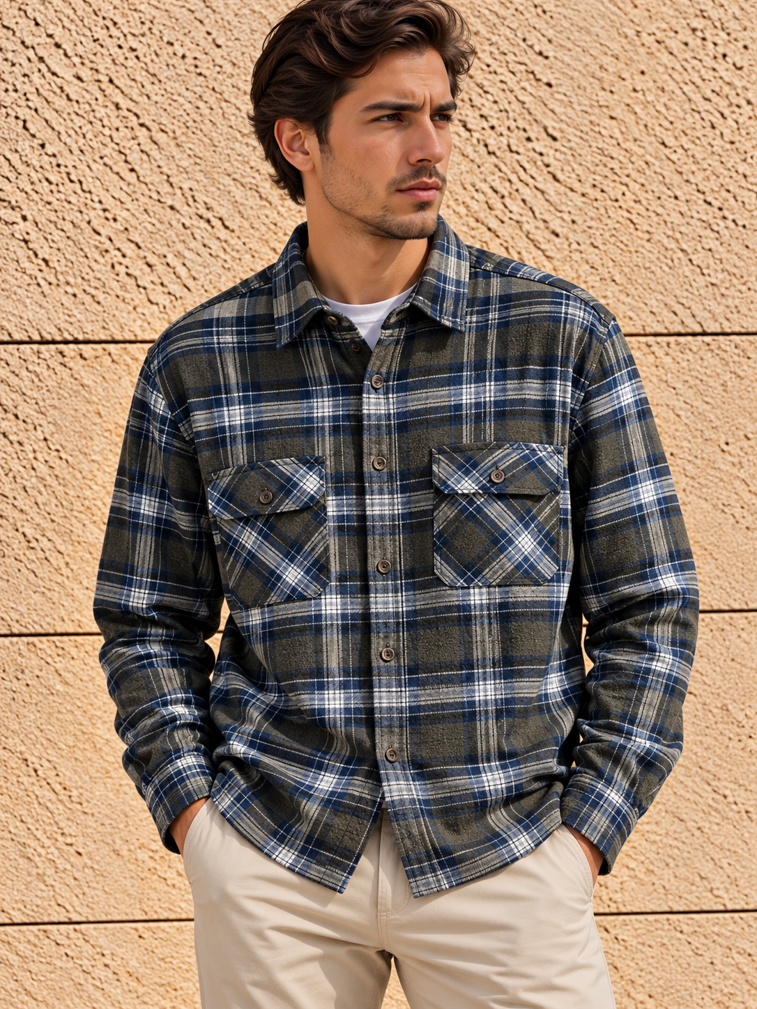 Jachs Men Flannel Jacket